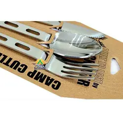 ست قاشق و چنگال و چاقو کارابین دار بلک دیر CAMP CUTLERY BC23