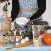 زودپز دوقلو پارس استیل مدل شف گنجایش 4 و 6 لیتری