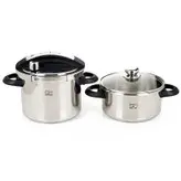 زودپز دوقلو پارس استیل مدل شف گنجایش 4 و 6 لیتری