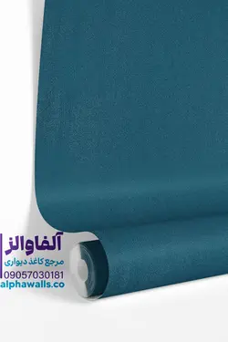 کاغذ دیواری آبی نفتی تیره