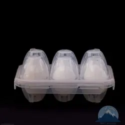 ظرف تخمه مرغ بلک فایر 6تایی ضدضربه