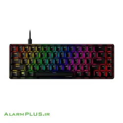 کیبورد با سیم گیمینگ مدل Alloy Origins 65 RGB Aqua Switch 56R64AA#ABA هایپرایکس - آلارم پلاس
