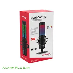 میکروفون با سیم مدل QuadCast S HMIQ1S-XX-RG/G هایپرایکس - آلارم پلاس