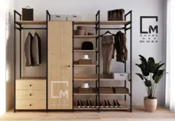 کمد لباس رگال دار - چوب من