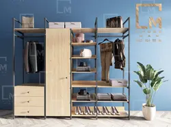 کمد لباس رگال دار - چوب من