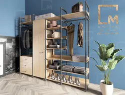 کمد لباس رگال دار - چوب من