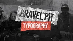 دانلود پروژه آماده پریمیر تایپوگرافی گودال شن Gravel Pit Typography