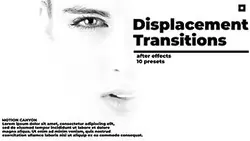دانلود پروژه آماده پریست افتر افکت ترنزیشن جابجایی Displacement Transitions