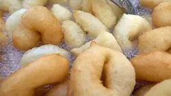 دانلود فوتیج لوکما دونات سنتی ترکی Turkish Traditional Donut Lokma