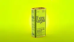 دانلود موکاپ قوطی روغن زیتون Olive Oil Tin Can Mockup 19488