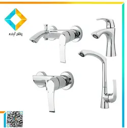 ست شیرآلات راسان مدل لوتوس کروم