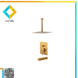 ست شیرآلات حمام توکار درخشان مدل اسپینر گلدمات کلاس 4