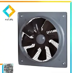 هواکش صنعتی دمنده مدل فلزی با پروانه فلزی کد VIA-35C4S سایز 35سانت تکفاز-با موتور کلاس بی و 44- ای پی 82وات 1430دور