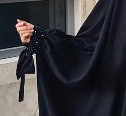 چادر مشکی سمبادی طرح تسنیم جواهردوزی با ارسال رایگان