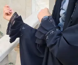 چادر مشکی جده طرح سوگند جواهردوزی با ارسال رایگان