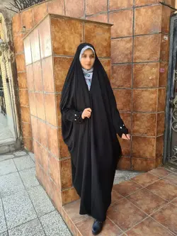 چادر مشکی لبنانی طرح ترنم جواهردوزی با ارسال رایگان