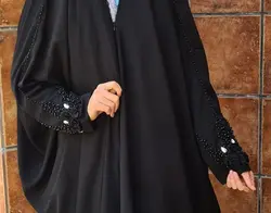 چادر مشکی لبنانی طرح ترنم جواهردوزی با ارسال رایگان