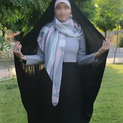 چادر مشکی کمری حسنا با ارسال رایگان