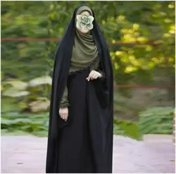 چادر مشکی کمری حسنا با ارسال رایگان