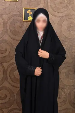 چادر مشکی دانشجویی مچ گلدوزی با ارسال رایگان