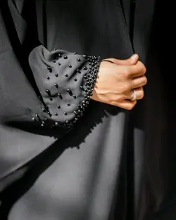 چادر مشکی جده جواهردوزی طرح مروارید با ارسال رایگان