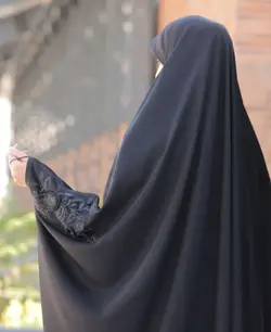 چادر مشکید جده گلدوزی طرح سهند با ارسال رایگان