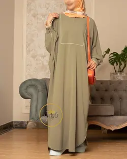 مانتو عبایی طرح مونا (مزون دوز طبق سایزهای اعلامی شما) با ارسال رایگان