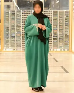 مانتو عبایی طرح روژان (مزون دوز طبق سایز اعلامی مشتری) با ارسال رایگان