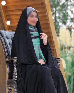 چادر مشکی ساده ایرانی (سنتی)