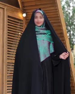 چادر مشکی ساده ایرانی (سنتی)