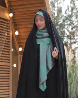 چادر مشکی ساده ایرانی (سنتی)
