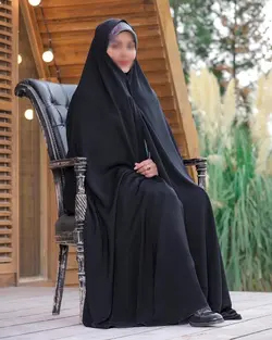 چادر مشکی ساده ایرانی (سنتی)