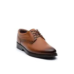 کفش چرم مجلسی مردانه کارا مدل شایان بندی زیره ترمو