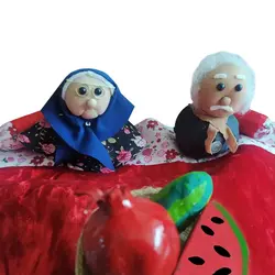 ماکت کرسی پدر بزرگ و مادربزرگ طرح شب یلدا