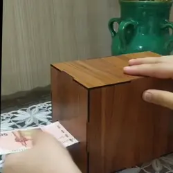 قلک مدل تعیین رمز طرح گاوصندوق