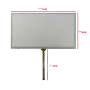 تاچ مقاومتی 7.0 اینچ 4پین وسط فلت (کیفیت خوب)Touch 7 inch