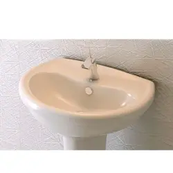 روشویی آؤتمیس 57 پایه دار سینا چینی درجه 1 - چینی بهداشتی عاشوری