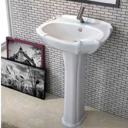 روشویی پایه دار آذین 50 سینا چینی - چینی بهداشتی عاشوری