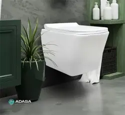 وال هنگ آداسا مدل شل شیربیده دار - چینی بهداشتی عاشوری