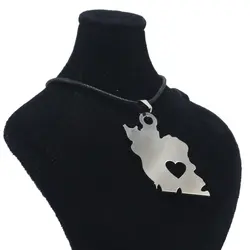 خرید ارزان قیمت گردنبند استیل ایران و قلب