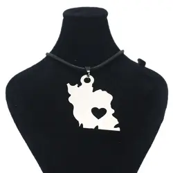 خرید ارزان قیمت گردنبند استیل ایران و قلب