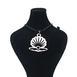خرید ارزان قیمت گردنبند استیل مدل صدف