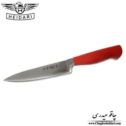 چاقو آشپزخانه راسته دسته اسفنجی قرمز