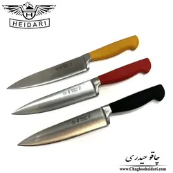 چاقو آشپزخانه راسته دسته اسفنجی قرمز