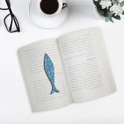 نشانگر کتاب لوکسینو مدل ماهی پولک رنگی