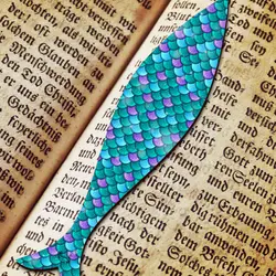 نشانگر کتاب لوکسینو مدل ماهی پولک رنگی