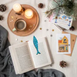 نشانگر کتاب لوکسینو مدل ماهی پولک رنگی