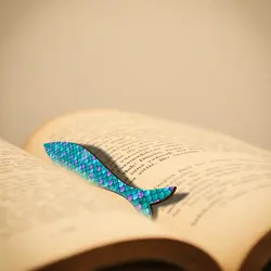 نشانگر کتاب لوکسینو مدل ماهی پولک رنگی