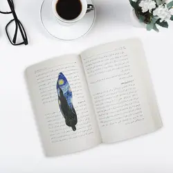 نشانگر کتاب مدل پر و مرکب کد Bookland_1