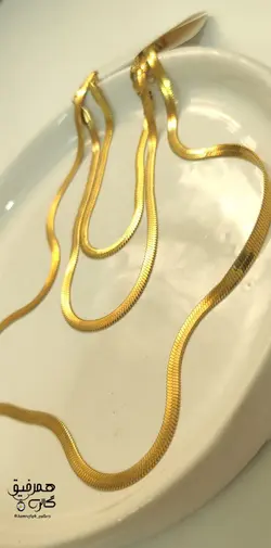 گردنبند دستبند پابند ماری طلایی